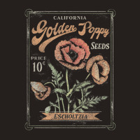 Trendy California Golden Poppy Vintage Stamp Tank Top | Artistshot