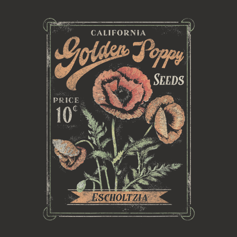 Trendy California Golden Poppy Vintage Stamp Champion Hoodie | Artistshot