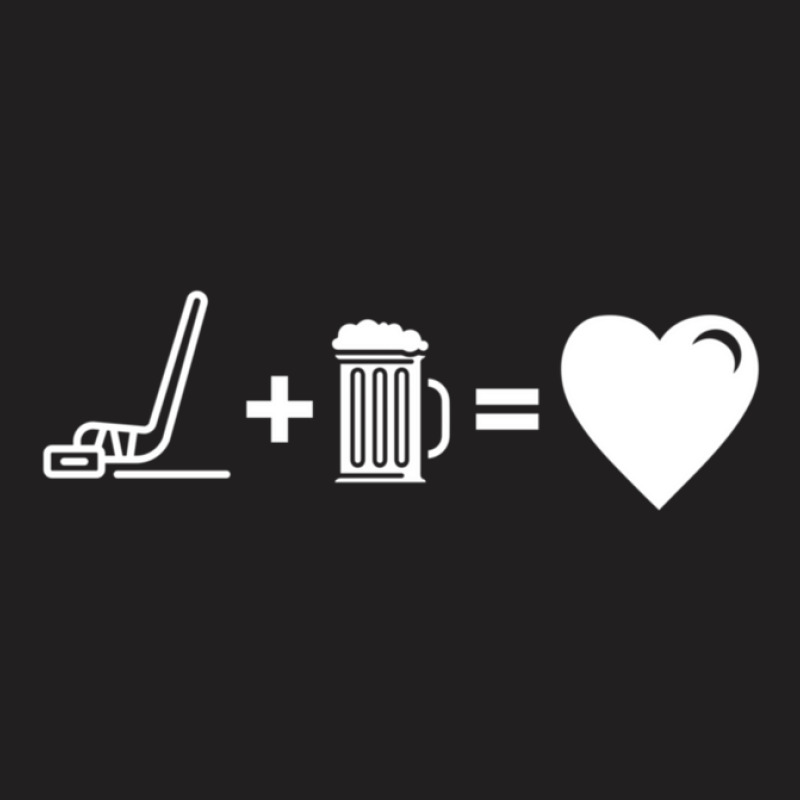 Hockey Beer Mug Of Beer Is Love Athlete Gift Idea 8 T-shirt | Artistshot