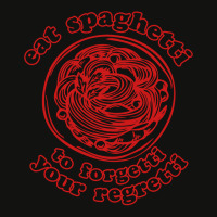 Eat Spaghetti To Forgetti Your Regretti Scorecard Crop Tee | Artistshot