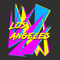 Los Angeles Retrowave Sharp Angles Cmyk Neon 80s Edition 1 Champion Hoodie | Artistshot