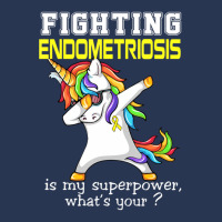 Unicorn Fighting Endometriosis Awareness Ladies Denim Jacket | Artistshot