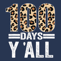 Limited Edition 100 Days Y'all Leopard Teacher Student 100th Day Of Sc Ladies Denim Jacket | Artistshot