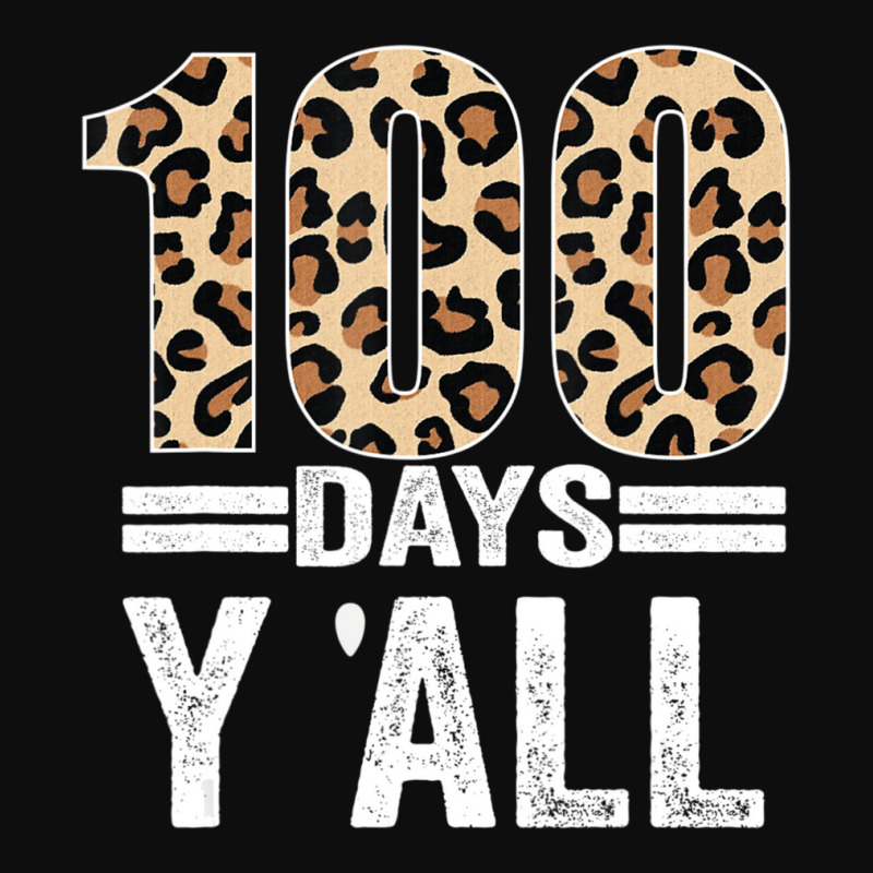 Limited Edition 100 Days Y'all Leopard Teacher Student 100th Day Of Sc Crop Top by Karyn Love | Artistshot