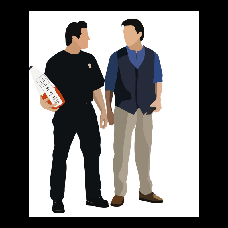 Joey And Chandler Poster Trending Pocket T-shirt | Artistshot