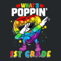 Limited Edition Fidget Toy What's Poppin 1st Grade 100th Day Of School Crewneck Sweatshirt | Artistshot