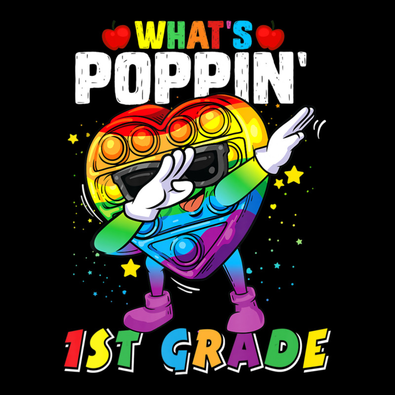 Limited Edition Fidget Toy What's Poppin 1st Grade 100th Day Of School Lightweight Hoodie | Artistshot