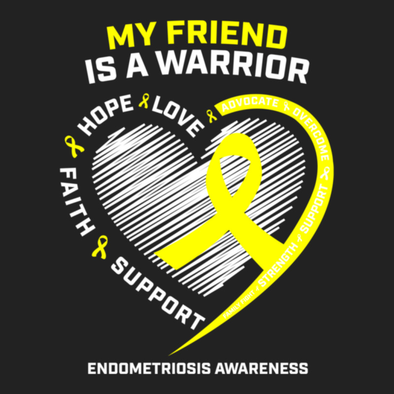 Women Men Yellow Endo Warrior Friend Endometriosis Awareness Backpack | Artistshot