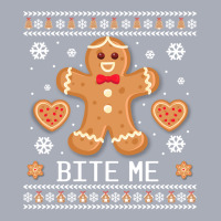 Ugly Christmas Sweater Bite Me Gingerbread Man Long Sleeve T Shirt Tank Dress | Artistshot