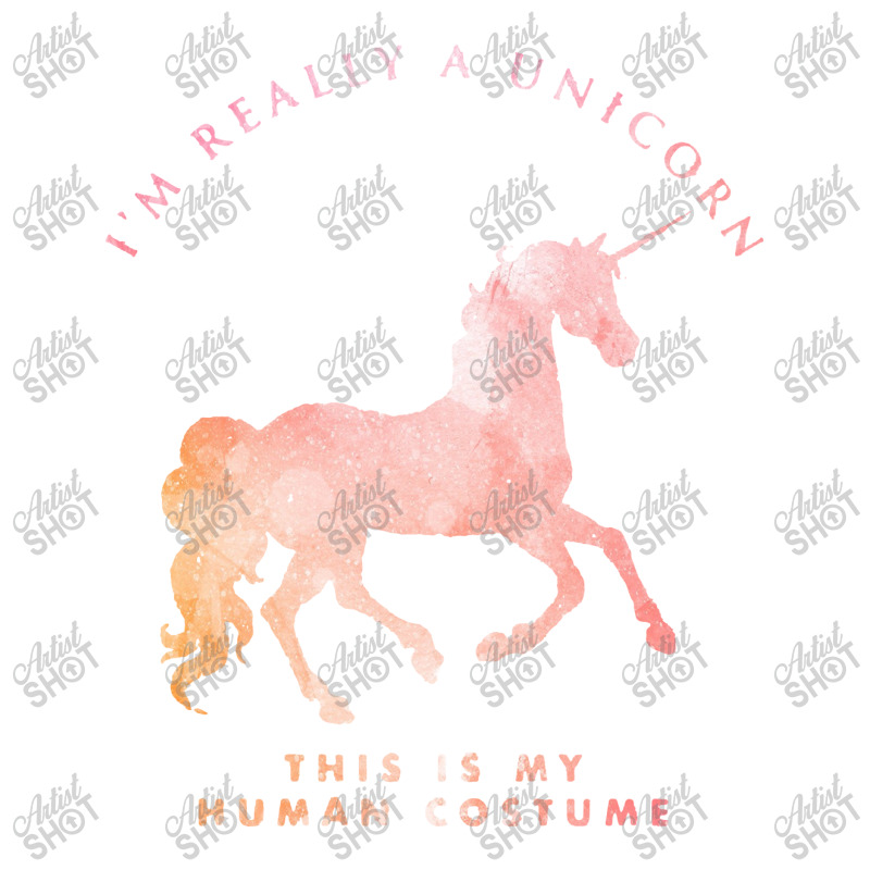 I'm Really A Unicorn This Is My Human Costume Sticker | Artistshot