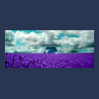 Utopia Purple Landscape Poster Ladies Denim Jacket | Artistshot