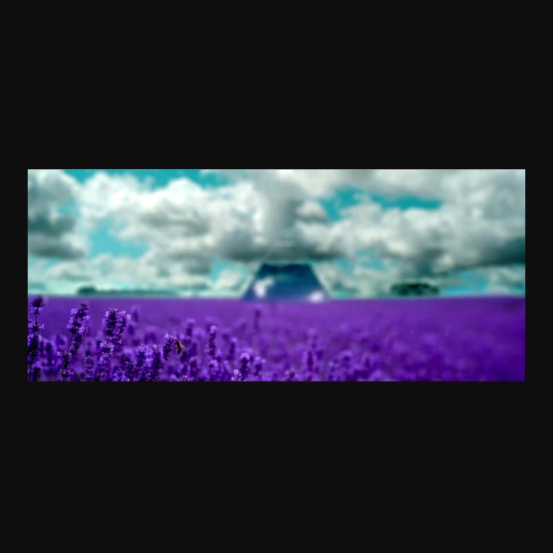 Utopia Purple Landscape Poster Crop Top by pectolboevex | Artistshot