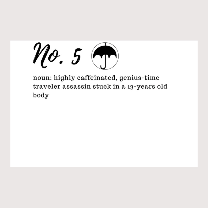 Number Five Hargreeves Definition And Umbrella Poster Green Pocket T-Shirt by verriaharzi4 | Artistshot