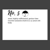 Number Five Hargreeves Definition And Umbrella Poster Green Vintage T-shirt | Artistshot