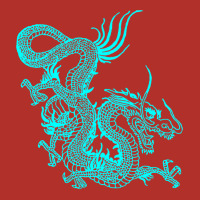 Turquoise Chinese Dragon Unisex Hoodie | Artistshot