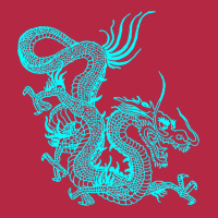 Turquoise Chinese Dragon Champion Hoodie | Artistshot