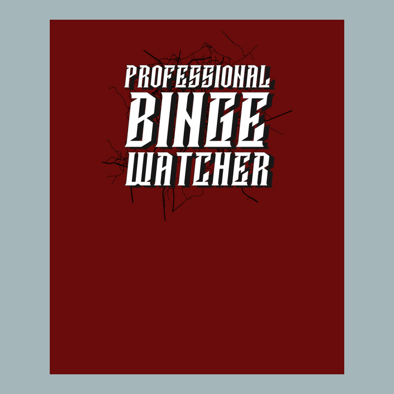 Professional Binge Watcher Poster Cute Unisex Sherpa-Lined Denim Jacket by verriaharzi4 | Artistshot