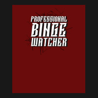 Professional Binge Watcher Poster Cute Flannel Shirt | Artistshot