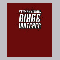 Professional Binge Watcher Poster Cute Pocket T-shirt | Artistshot