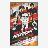 Threat Level Midnight Clean Up On Aisle Five Poster Retro Graphic T-shirt | Artistshot