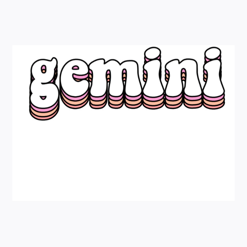 Gemini Poster 70s T-Shirt by ajidkannurp | Artistshot