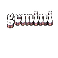 Gemini Poster 70s Crewneck Sweatshirt | Artistshot