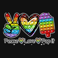 Peace Love Pop It Poppin Ice Cream Graphic T-shirt | Artistshot