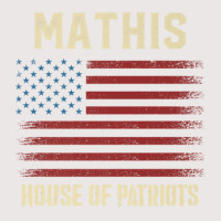 Mathis Last Name Surname American Flag Family Pocket T-shirt | Artistshot