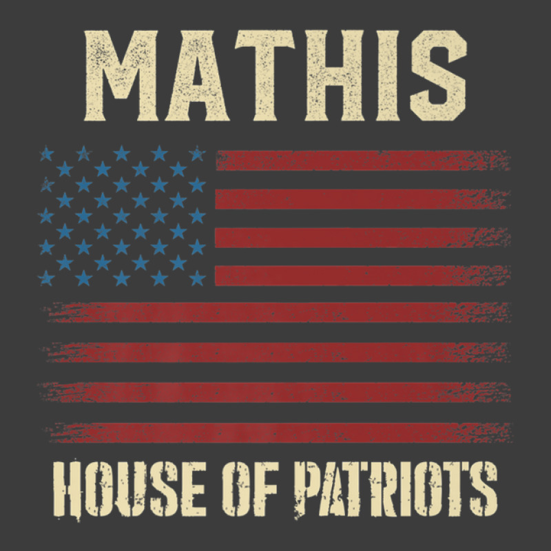 Mathis Last Name Surname American Flag Family Men's Polo Shirt | Artistshot