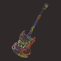 Guitar Typology No Background Racerback Tank | Artistshot