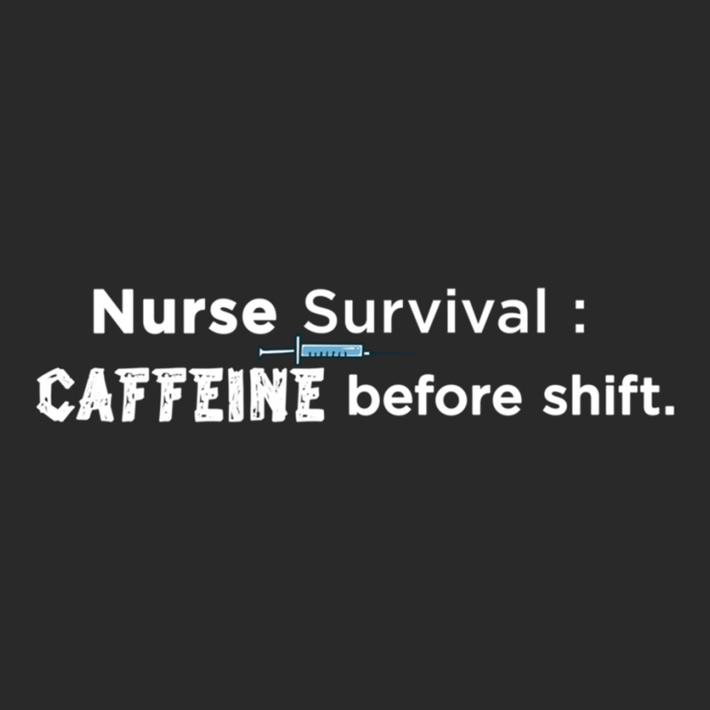 Nurse Survival Caffeine Before Shift With Injection Jmu Nursing Premiu Printed Hat | Artistshot