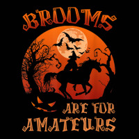 Brooms Are For Amateurs Witch Riding Horse Halloween Women Toddler 3/4 Sleeve Tee | Artistshot