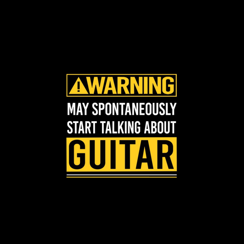 Warning May Spontaneously Start Talking About Guitar Pocket T-Shirt by SandraSerna | Artistshot