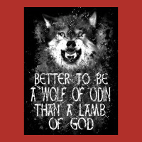 Better To Be A Wolf Of Odin Than A Lamb Of God 4  Blue 70s Unisex Hoodie | Artistshot