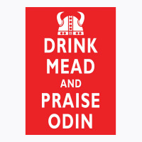 Drink Mead And Praise Odin  Gift Girl T-shirt | Artistshot