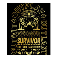 Golden Retro Survivor Poster Gift Long Sleeve Shirts | Artistshot