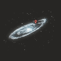 You Are Here Milky Way Ladies Fitted T-shirt | Artistshot