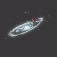 You Are Here Milky Way Ladies Curvy T-shirt | Artistshot