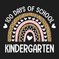 Limited Edition 100 Days Of School Kindergarten Cute Rainbow Lover 100 Classic T-shirt | Artistshot