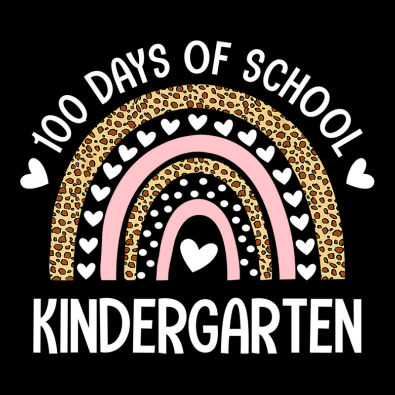 Limited Edition 100 Days Of School Kindergarten Cute Rainbow Lover 100 Lightweight Hoodie by Ricarda Petrie | Artistshot