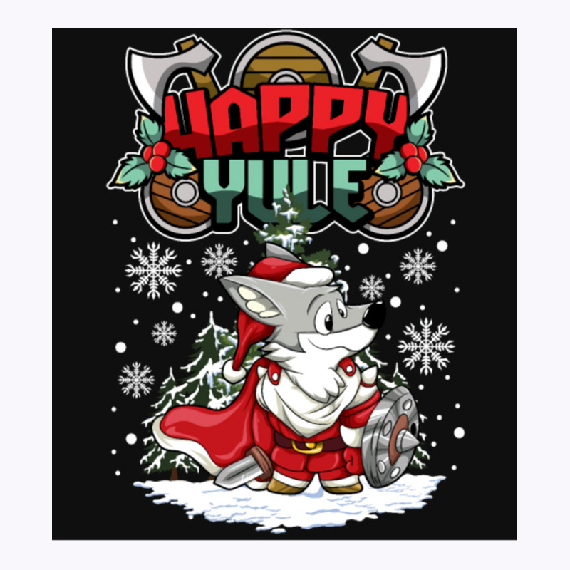 Happy Yule Viking Husky Dog Christmas  Quote Red Tank Top | Artistshot