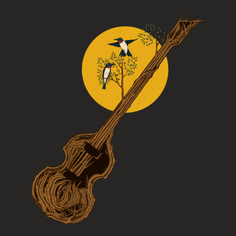 Bass Guitar Instrument Tree Of Life Ladies Fitted T-Shirt by SiroBrandonSoto | Artistshot