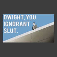 Dwight You Ignorant Poster Cool Men's Polo Shirt | Artistshot