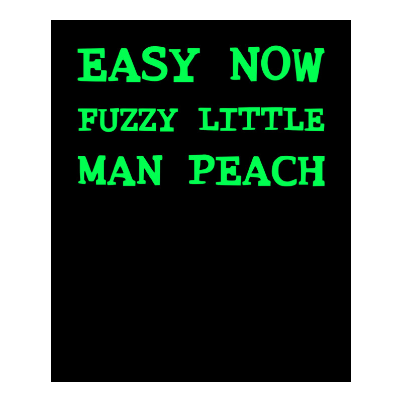 Easy Now Fuzzy Little Man Peach Poster Quote Men's 3/4 Sleeve Pajama Set by ferrarperishc | Artistshot