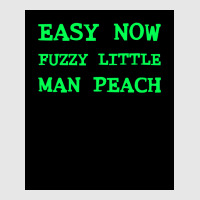 Easy Now Fuzzy Little Man Peach Poster Quote Hoodie & Jogger Set | Artistshot