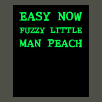 Easy Now Fuzzy Little Man Peach Poster Quote Fleece Short | Artistshot