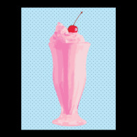 Pink Milkshake Pop Art Adjustable Cap | Artistshot