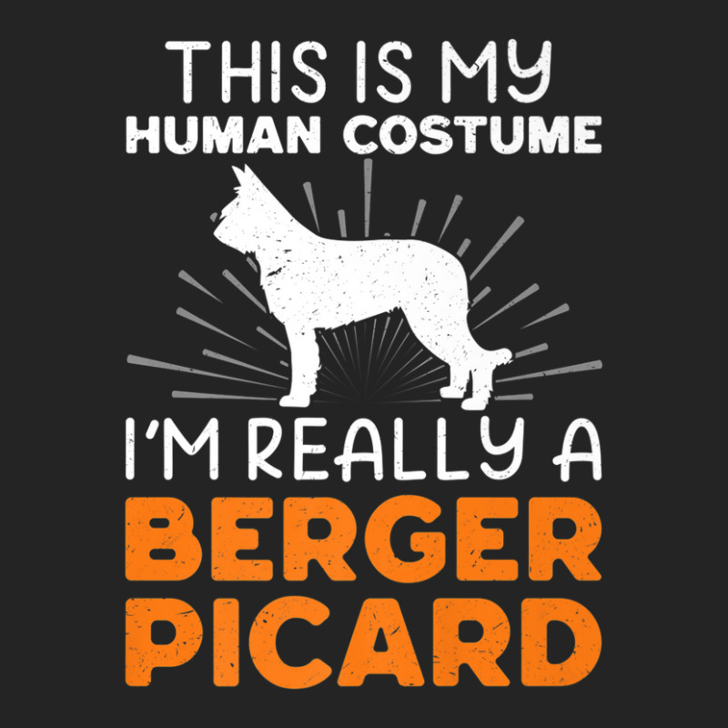 This Is My Human Costume I'm Really A Berger Picard 3/4 Sleeve Shirt by doreaumafilak | Artistshot