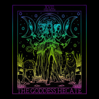 The Goddess Hecate Tarot Card Triple Moon Witch Hekate Wheel Youth Hoodie | Artistshot