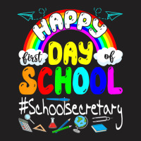 Limited Edition First Day Of School School Secretary Back To School Ra T-shirt | Artistshot